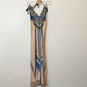 Anthro Flying Tomato Tribal Print Maxi Dress